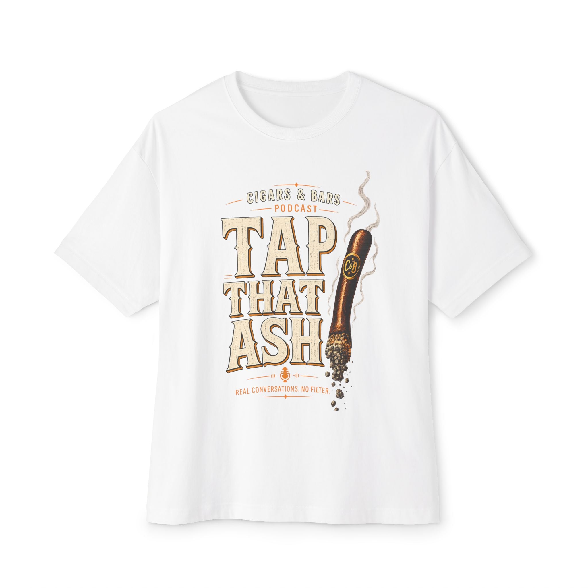 Tap That Ash T‑Shirt — Cigar Lounge Graphic Tee