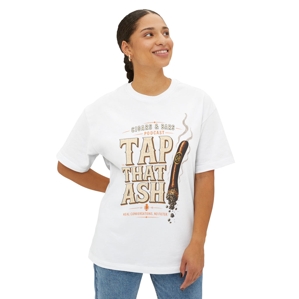 Tap That Ash T‑Shirt — Cigar Lounge Graphic Tee
