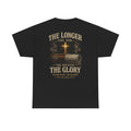Christian T-Shirt — “The Longer the Ash, The Greater the Glory” Faith Tee