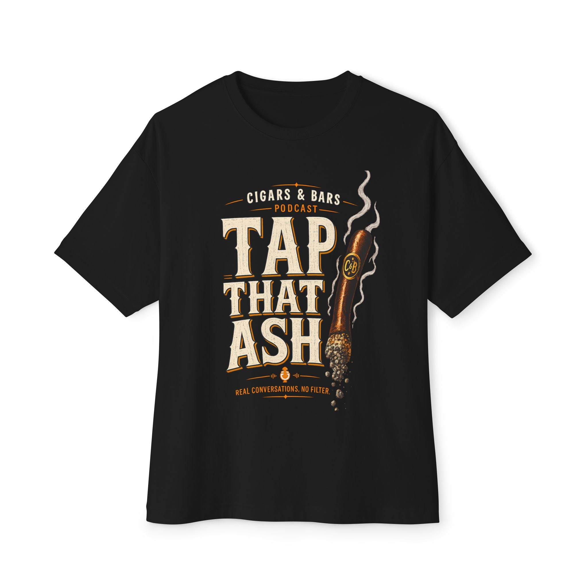 Tap That Ash T‑Shirt — Cigar Lounge Graphic Tee