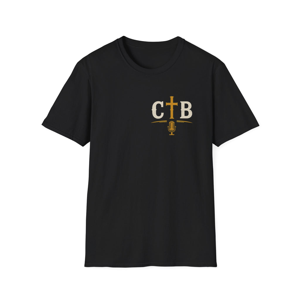 CTB Christian Podcast T-Shirt — Cross & Microphone Logo Shirt