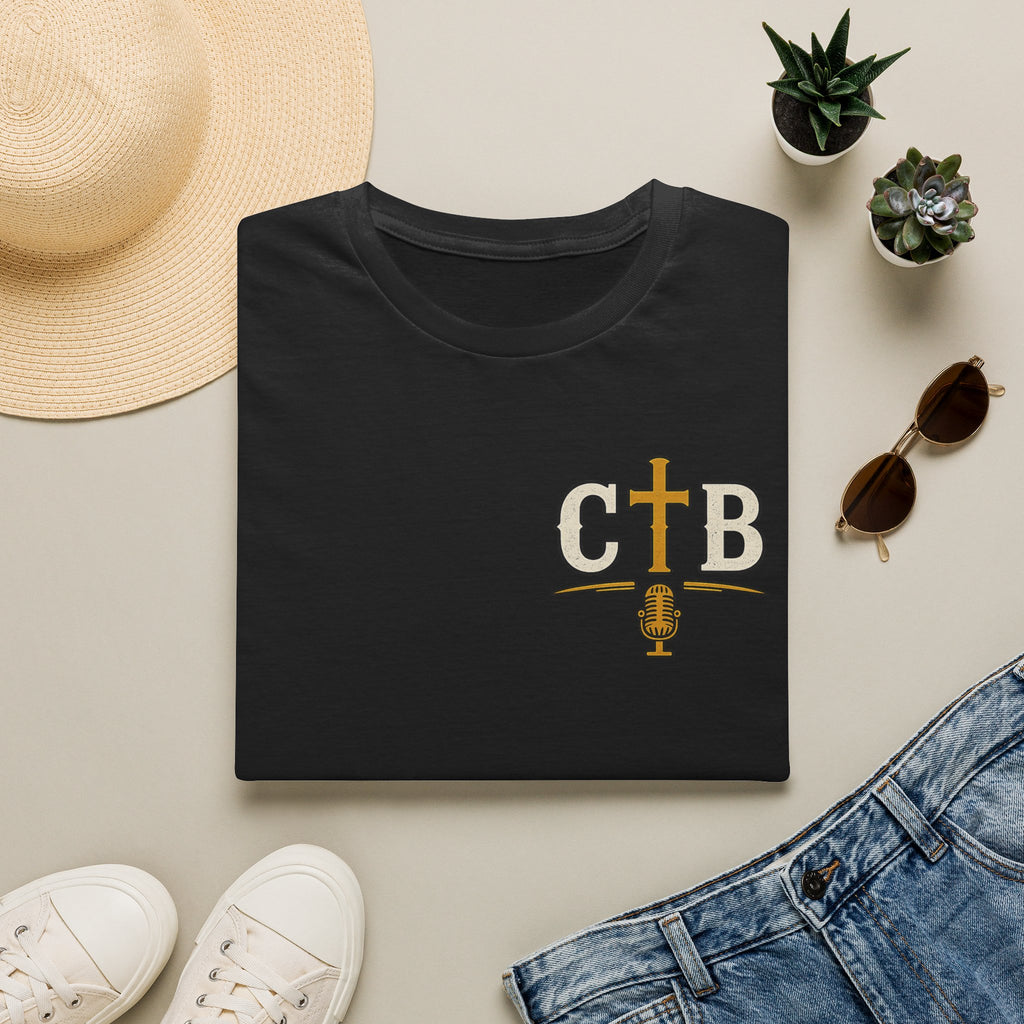 CTB Cross & Mic T-Shirt — Christian Podcast Logo Tee