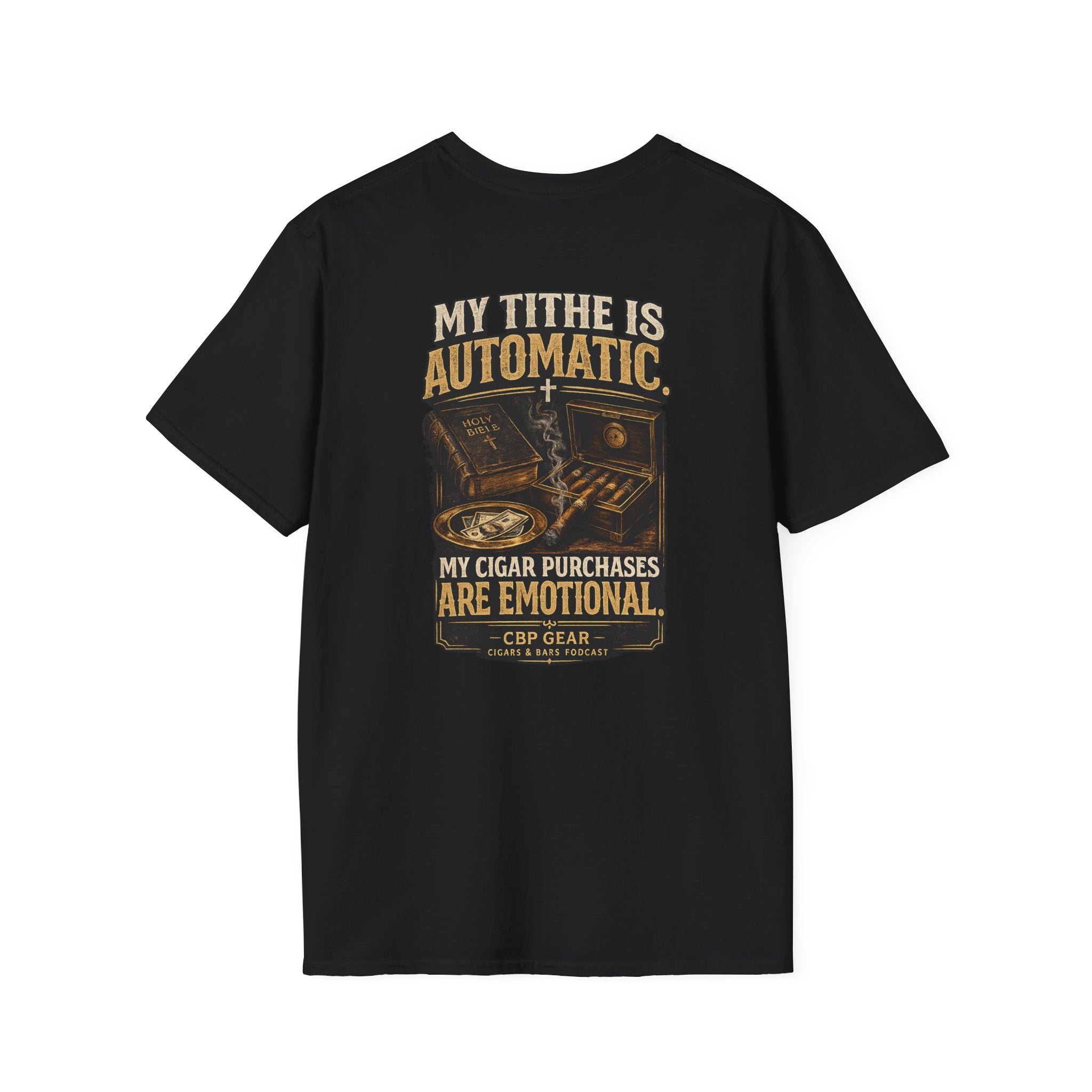 CTB Cross & Mic T-Shirt — Christian Podcast Logo Tee
